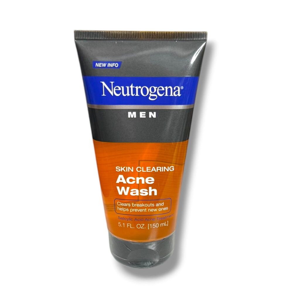 Neutrogena Men Skin Clearing Acne Wash 5.1fl oz EX 04/2021